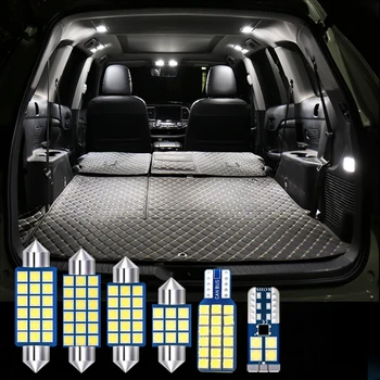 9pcs Auto 12v Becuri cu LED-uri Lampă de Lectură Ușa Lumină de Trunchiuri de Lumină Pentru Toyota Previa Estima ACR30 ACR50 2000-2019 Accesorii