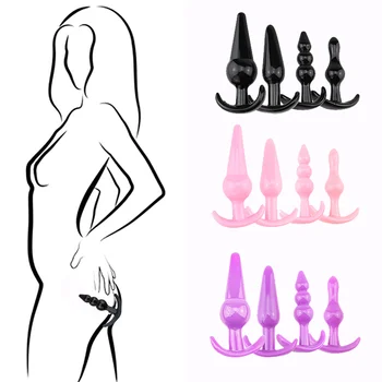 Patru Tipuri Si Dimensiuni De Anal Dop Anal Vibrator Adult Jucarii Sexuale Pentru Femei Masturbare Prostata Masaj Erotic Intim Bunuri