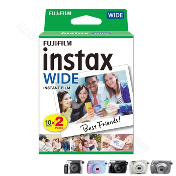 Noi și reale Fujifilm Instax Wide Film Alb 60 de Fotografii pentru Hârtie Foto Instant Camera Instax Wide 200 210 300 cu Albumul Cadou