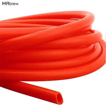 1M Rosu Alimente Grad Silicon Tub 8mm ID 12mm OD, Rezistenta la Temperaturi Ridicate Acasă Berii Furtun de Tub Pipe de Calitate Superioară