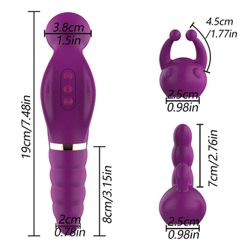 Jucării pentru adulți Baghetă Magică Puternic Vibrator Vibrator Stimulator Clitoris AV Stick G Spot Anal Masaj Femeie Masturbari Jucarii Sex shop