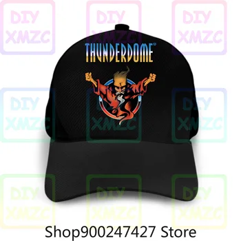 Thunderdome Hardcore Techno Șapcă De Baseball Și Gabber Mens Pălării Negre Sto