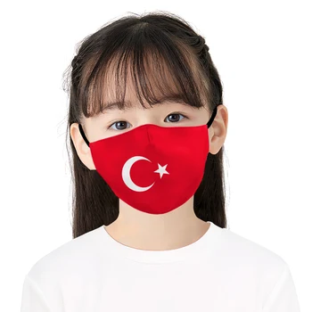 Unisex Pavilion Turcia Gura Masca de Imprimare 3D Masca Praf-dovada Filtre Masca Material Lavabil Gura Masca pentru Adult Copii