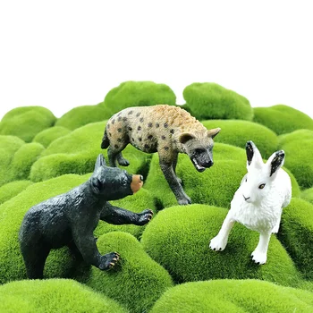 Nou Chinezesc Dragon Hienă Hipopotam Urs Măgar Mol Vidra Iepure figurina Animal model de decor acasă în miniatură accesorii decor