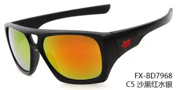 Moda Supradimensionate Fox ochelari de Soare Barbati Femei Brand Popular Sport de Colorat Epocă Ochelari de Soare 7968 Ochelari de protectie UV400
