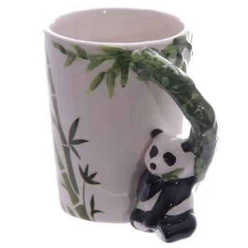 Transport gratuit 1 Bucata Animal Elefant Mâner în Formă de Cană de Design Creativ Ceramice Cafea Ceai Lapte Cana 3D Forma de Animale Panda Cupa