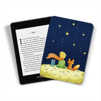Smart case pentru Amazon Kindle Paperwhite 2 3 PU Print din Piele Flip Cover pentru Kindle Paperwhite DP75SDI Generații Înainte de 2018