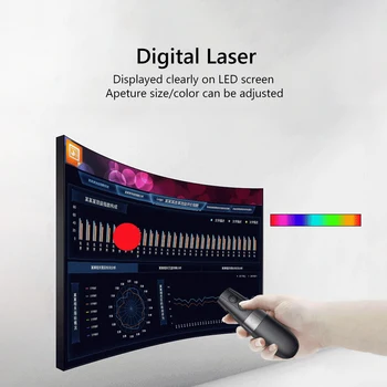 AVATTO Atenției/Lupa/Digital Laser Prezentare Pointer,PPT PowerPointer Wireless Presenter Remote Clicker Stilou pentru Profesor