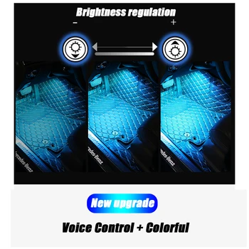 Masina RGB LED-uri de Culori Decorative Atmosfera Lămpi Colorate, Lumini de Interior Pentru Maserati GranTurismo MC Stradale S Sport Levante