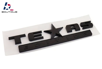 Negru Texas Edition pentru SIERRA Silverado Usa Portbagaj Emblema, Insigna Autocolant
