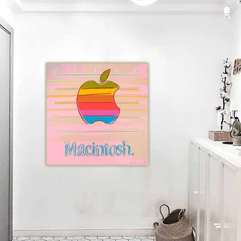 Citon Andy Warhol《Apple Macintosh》Pop Art Panza Pictura In Ulei Poster De Arta Decorativ Imprimare Imagine Decor De Perete Decor Acasă