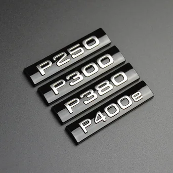 Negru lucios VELAR Scrisoare P250 P300 P380 P400e D180 D240 D300 S SE HSE Bar Emblema de Styling Auto Portbagaj Logo-ul Autocolant pentru Range Rover