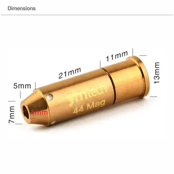 Calibru 44 Laser glonț de formare mini utilitate vedere antrenor pistol cu laser cartuș glonț, armă red dot tactic cu laser vedere domeniul de aplicare