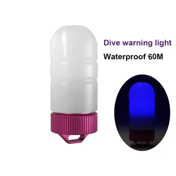 Subacvatica 60M scufundări de siguranță semnal de noapte lumina de avertizare scufundări lampa pescuit Multi-mediu lanterna scufundari accesorii