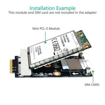 Mini PCI-E cu M. 2 (unitati solid state ) tasta O/E Adaptor Cu Slot pentru card SIM pentru WiFi WWAN LTE LX9B
