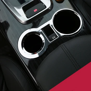 Masina ABS Cromat Cana de Apa Decorative Sequin Acoperi Control Trim Autocolant Pentru Peugeot 3008 2013 Accesorii