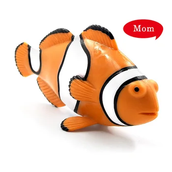 Simulare de Plastic PVC de mare, Pește Clovn Model Animal Ornamente figura Figurina home decor, accesorii decor Cadou Pentru Copii jucarie