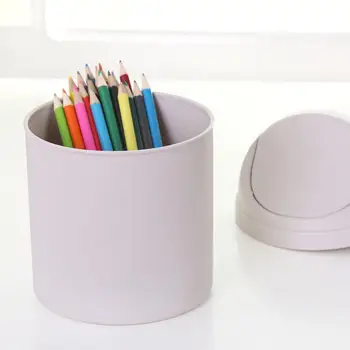 Creative Mini Desktop Shake Capac Coș De Gunoi Cu Capac Coș De Gunoi Resturile De Stocare De Curățare TrashStorage Găleată