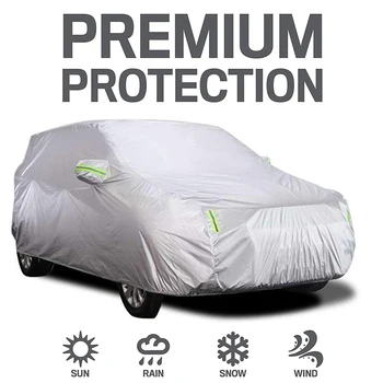 Huse auto Exterioare de Protecție solară Capac Masina Reflector Praf, Ploaie, Zăpadă Capac de Protecție Mașină de Bunuri pentru 4X4/SUV Afaceri