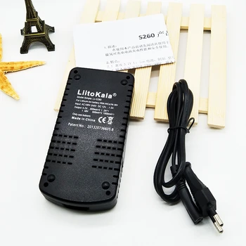 LiitoKala Sii-260 3.7 V 18650 26650 18500 16340 1.2 V AA /AAA Ni-Mh Smart Battery Charger+UE linie AC + transport Gratuit