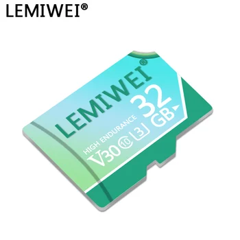 LEMIWEI Card de Memorie de 64GB, 128GB V30 Mare Viteza Clasa 10 U3 TF Card Flash 32GB 16GB Pentru Tableta PC, Smartphone