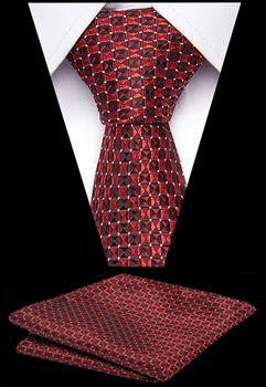 Bărbați de lux Roșie Cravata 7.5 cm Matase Moda Slab Cravate Gravata Jacquard Slim Cravata de Afaceri Formale Rochie de Mireasa