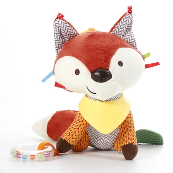 1 BUC Drăguț Fox Sunătoare Pluș Umplute Sunătoare copil Cărucior jucărie Jucării Masina Clip Strung Agățat Scaun & Cărucior pentru copii