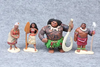 10buc/set de 6-10cm Printesa Moana Maui Șef Tui Tala Heihei Pua Acțiune Figura Brinquedo Jucarii Pentru Copii