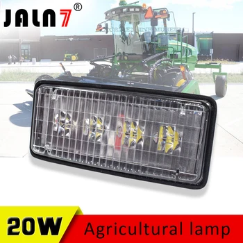 JALN7 1 buc 20W Tractor LED 24V Camion de Lumină Bar Vehicule Agricole Lampă de Lucru Inundații Impermeabil pentru John Deere, case IH Faruri