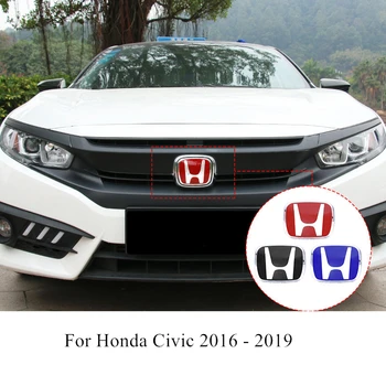 1buc 3D SEC Logo-ul PMMA Material Emblema Auto Grila Fata de Direcție Emblema Portbagaj Accesorii Pentru Honda Civic 2016 2017 2018 2019