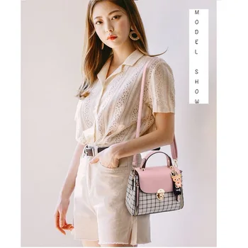 2019 coreeană Nou Trend Pentru Femei Geanta Piața de Lux de Designer Geantă de Umăr din Piele Crossbody Saci Sling ZGW010