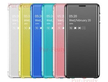 Oglinda Smart case Pentru Samsung Galaxy S9 SM-G960F Clar Mirror View Flip Titularul Capac protecție Pentru Samsung Galaxy S9 G960F/DS