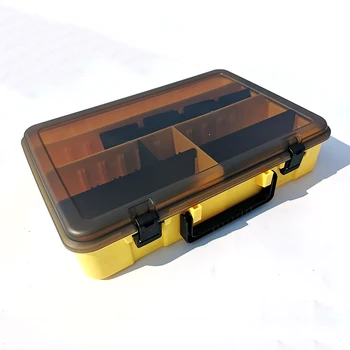 Capacitate mare de pescuit aborda cutie de depozitare singur strat de bait box portabil cutie de pescuit instrumentul de cutie de depozitare