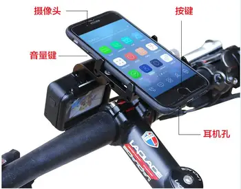 GUB G-88 Versatil Aluminiu Biciclete Motociclete Telefon GPS Mount Titularului De 3,5-6.2 inch Telefon Consolă Suport Bicicleta Sport Camera