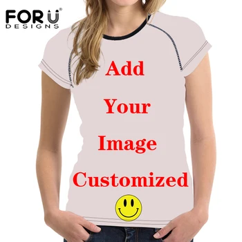 FORUDESIGNS 3D Luminoase Florale Rose T Shirt Femei Destul de Brand de Haine, Bluze Casual Tricouri Blusa Plus Dimensiunea Femei O Gât T-shirt girl
