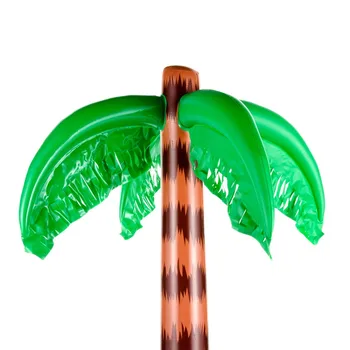 Minunat 1 buc Gonflabile Arunce în aer Hawaiian Palmier Tropical Jucărie de Plajă, Piscină Balon de Jucărie Consumabile Gonflabile Copaci de nucă de Cocos Jucărie