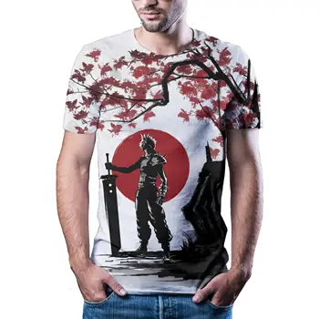 Noul T-shirt pentru bărbați de înaltă calitate pentru bărbați T-shirt, cu mâneci scurte model 3D imprimate pentru bărbați T-shirt de moda frumos T-shirt