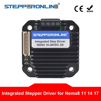 Integrat Stepper Motor Driver 0-2A 10-28VDC Motor Pas cu Mașina de Nema 8,11,14,17 Motor pas cu pas