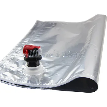 5 Bucati Bag-In-Box SALOPETE Sac 5 Litri de unică folosință și Reutilizabile Vin Pungi etanșe Pliabil Portabil de Stocare și Distribuitor