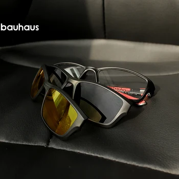 X3182 Bauhaus moda sport ochelari de vedere de noapte magnetice, ochelari de soare