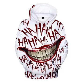 Haha Joker 3d Imprimare Tricou Hanorace Bărbați Și Femei Hip Hop Amuzant Toamna Streetwear Hanorace Hanorac Pentru Cupluri Haine