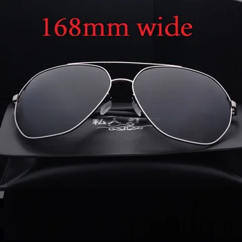 Vazrobe (168mm) Supradimensionat ochelari de Soare Barbati Polarizati Fata de Grăsime de Conducere Ochelari de Soare pentru Om Oglinzi Anti Orbire UV400 ochelari de soare de sex Masculin