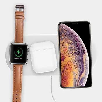 1 buc 3in1 Încărcător Wireless QI de Încărcare Stație de Bază pentru Apple Watch / iPhone/AirPods