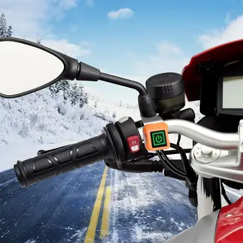 1 Set de Iarna Electrice de Incalzire Ghidon pentru Motociclete Comutator Independente de Trei-nivel Termostat Convenabil și Confortabil