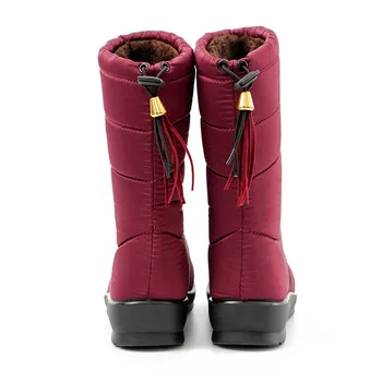 BEYARNEWarm Blana Cizme de Iarna pentru Femei 2019 Cald Impermeabil de Iarna Cizme Jumătatea Vițel Cizme de Zapada pentru Femei Cizme pentru Femei Pantofi Pantofi