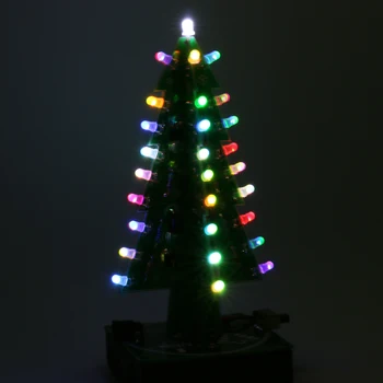 Pline de culoare RGB Pomi de Crăciun led electronice diy kit