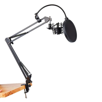 NB-35 Microfon Foarfeca Braț Suport și Clemă de Montare Tabelul&NV Filtru de Parbriz Scut & Metal Kit de Montare