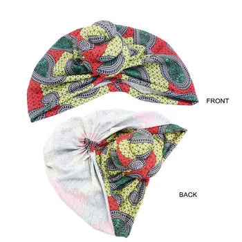India Cutat Nod Femei Turban Pălărie Imprimate Flori Capota Beanie Cap Înfășurați Părul Acoperirea Pierderilor Cancer Chimioterapie Capac Musulmană, Articole Pentru Acoperirea Capului