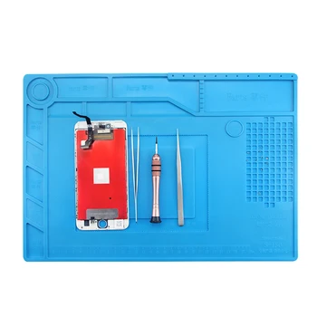 UANME S150 Magnetic Pad Silicon Pistol de Aer Cald Statie de Căldură de Izolare Rezistent la Birou Mat Telefon Mobil Lipit BGA, Instrumentul de Reparare
