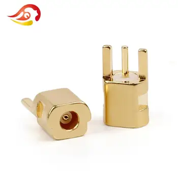 QYFANG Aur Placate cu Cupru Beriliu Feminin Jack Sârmă de Lipire Conector ie40 Pin IE40 Pro DIY Audio pentru Căști Mufă Adaptor Metalic